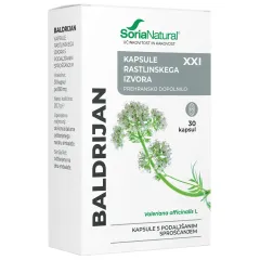 Soria Natural, Baldrijan XXI kapsule s podaljšanim sproščanjem, 30 kapsul