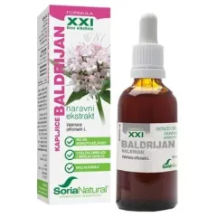 Soria Natural, Baldrijan XXI kapljice brez alkohola, 50 ml