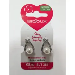 Biojoux, uhani finlo srebrni, BJT361