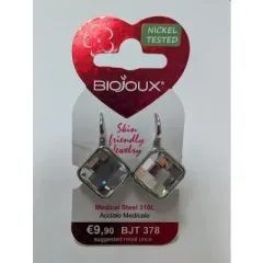 Biojoux, uhani elianna srebrni, BJT378