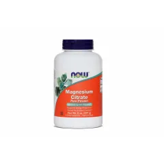 NOW, magnezijev citrat v prehu, 227 g