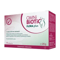 Omni-Biotic, Flora Plus prašek v vrečkah, 2 g, 14 vrečk