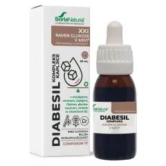 Soria Natural, Diabesil kompleks XXI kapljice brez alkohola, 50 ml