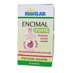 NutriLAB, Encimal Forte, 60 kapsul 