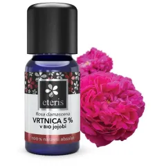Favn, BIO eterično olje vrtnice 5 % absolut v BIO jojobi, 10 ml