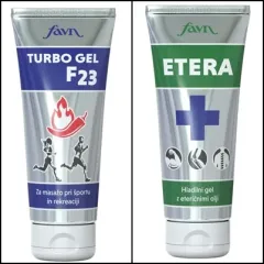 Favn, Turbo gel F23, 100 ml + Etera hladilni gel, 100 ml
