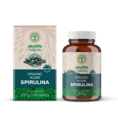 Ekolife Natura, ekološka alga spirulina, tablete 240x