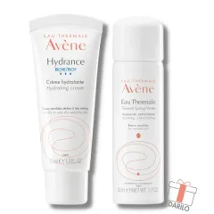 Avène, Hydrance Riche bogata vlažilna krema, 40 ml + Termalna izvirska voda v pršilu, 50 ml gratis