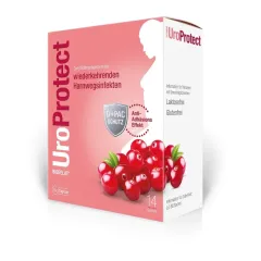 Biogelat, Uroprotect D-manoza in ameriška brusnica granulat, 14 vrečk