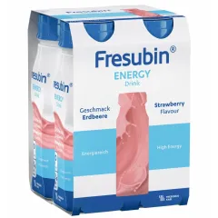 Fresubin Energy Drink, okus jagoda, 200 ml, 4 plastenke