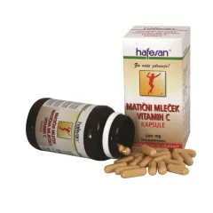 Hafesan, Matični mleček + vitamin C kapsule, 60 kapsul