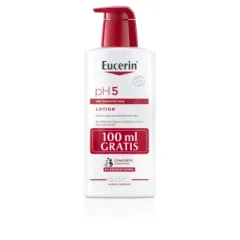 Eucerin, pH5 losjon za suho in občutljivo kožo, 300 ml +100 ml