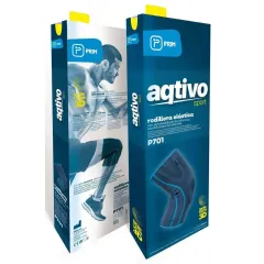 Aqtivo Sport, opora za koleno s silikonom P701, velikost M