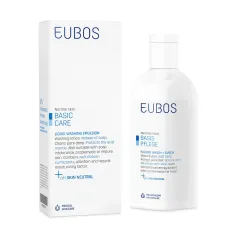 Eubos, neodišavljena čistilna emulzija brez mila za prhanje, 200 ml
