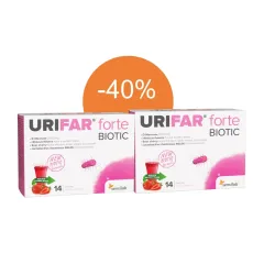 Sensilab, Urifar Forte Biotic zrnca, 14 vrečk, dvojno pakiranje -40%