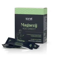 Sanol LAB, Magnezij 400 Direct, okus limona limeta, 30 vrečk