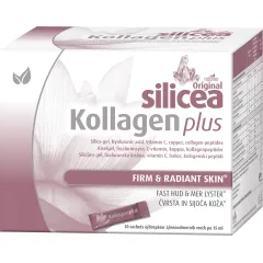 Silicea, Kollagen Plus vrečke, 30 x 15 ml
