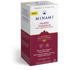 Minami, MorEPA Cholesterol mehke kapsule, 60 kapsul