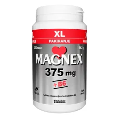 Magnex, 375mg + B6 tablete, 250 tablet (XL pakiranje)