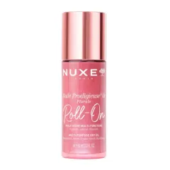 Nuxe, Prodigieuse Or Florale roll-on večnamensko suho olje za lase, obraz in telo z bleščicami, 60 ml