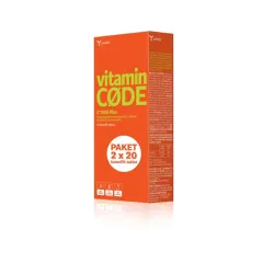 Yasenka, Vitamin Code C 1000 Plus, paket 2x 20 šumečih tablet