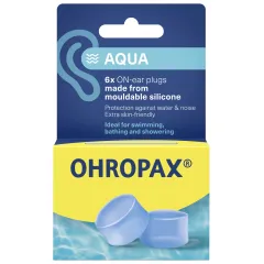 Ohropax, Aqua silikonski ušesni čepki za zaščito pred vodo, 6 čepkov