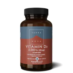 Terranova, Vitamin D3 2000 IU kompleks, 100 vegetarijanskih kapsul