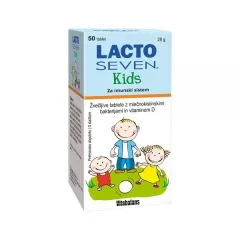 Lactoseven, Kids, 100 žvečljivih tablet