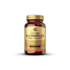 Solgar, B kompleks z vitaminom C tablete, 100 tablet