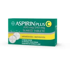 Aspirin plus C 400 mg/240 mg šumeče tablete, 10 tablet