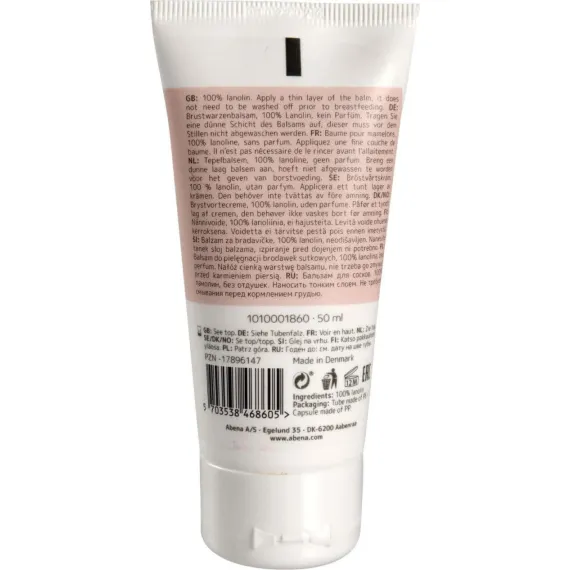 Abena, balzam za bradavičke, brez barvil in dišav, 50 ml