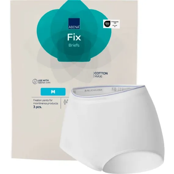 Abena, Fix fiksirne bombažne hlačke, M velikost, 3 hlačke