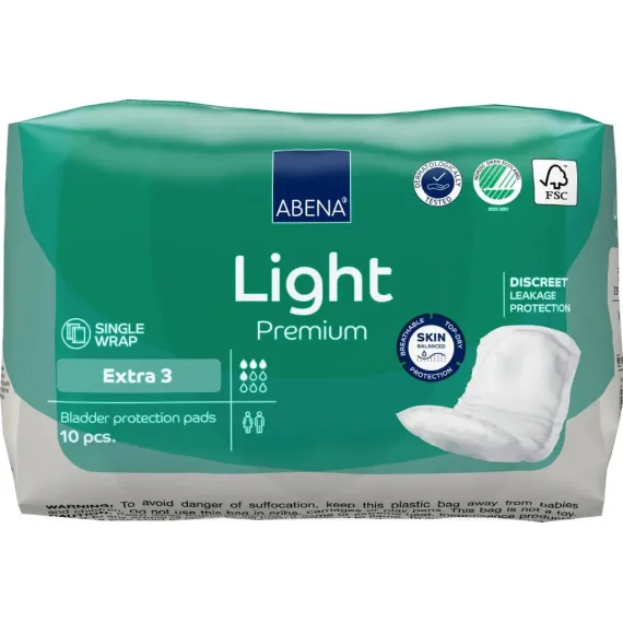Abena, Light Premium Extra 3 vložna hlačna podloga, 10 predlog