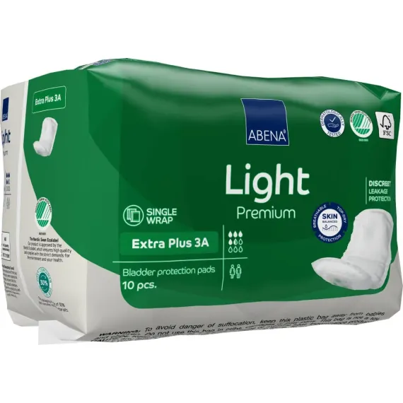Abena, Light Premium Extra Plus 3A vložna hlačna podloga, 10 predlog 