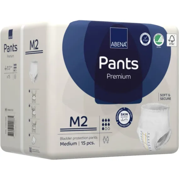 Abena, Pants Premium M2 mobilne hlačke, 15 hlačk 