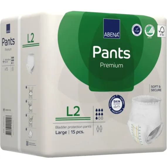 Abena, Pants Premium L2 mobilne hlačke, 15 hlačk 