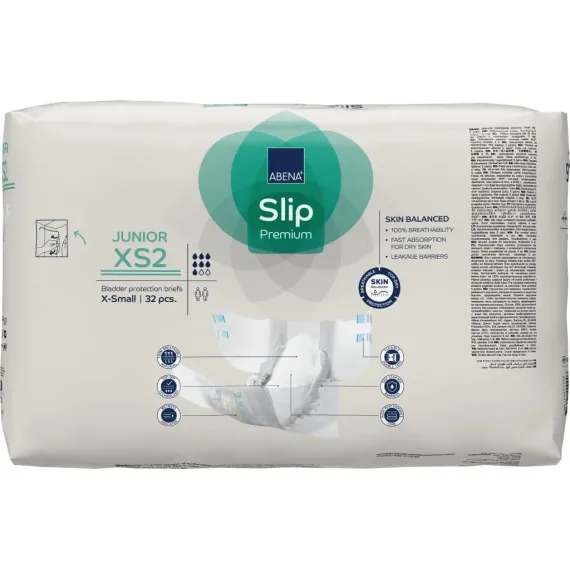 Abena, Slip Premium Junior XS2 hlačna podloga, 32 hlačnih predlog