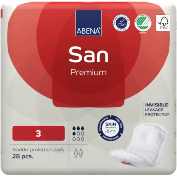 Abena, San Premium 3 vložna hlačna podloga, 28 predlog 