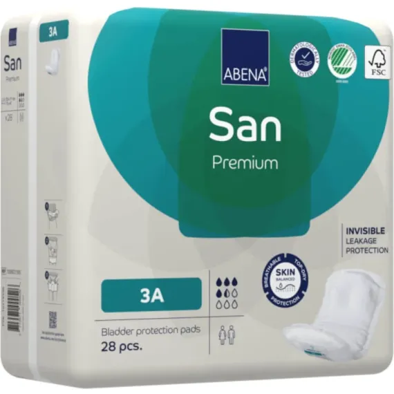 Abena, San Premium 3A vložna hlačna podloga, 28 predlog 
