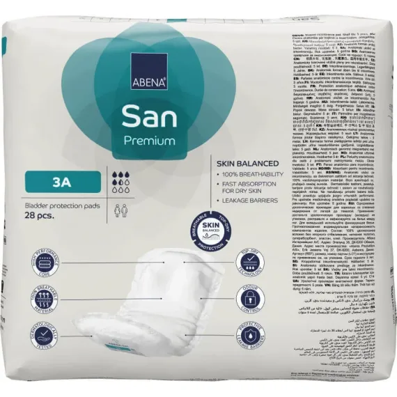 Abena, San Premium 3A vložna hlačna podloga, 28 predlog 