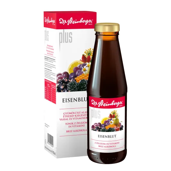 Dr. Steinberger, Eisenblut plus tonik z železom in vitamini, 450 ml