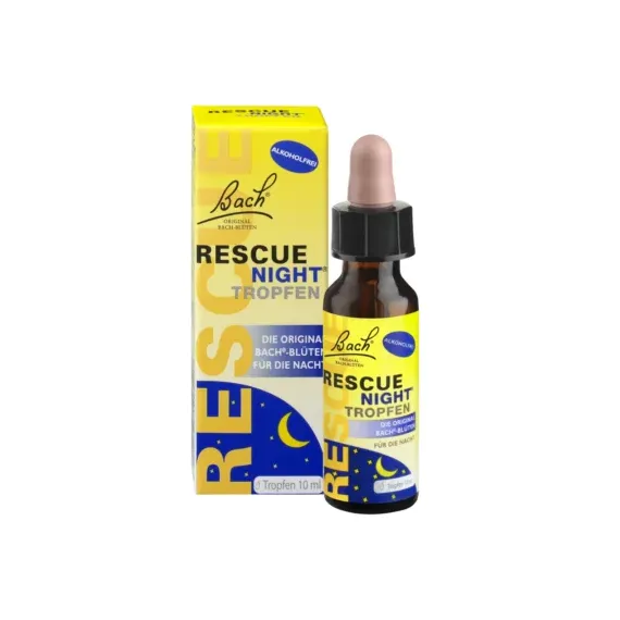 Bach, Rescue night kapljice brez alkohola, 10 ml