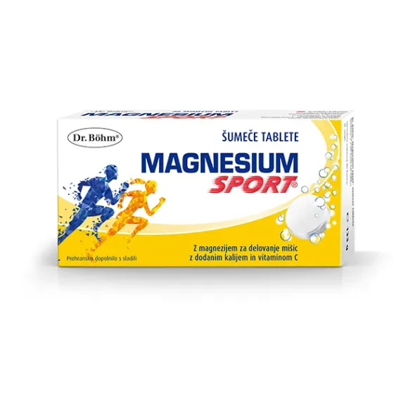 Dr. Böhm, Magnesium Sport šumeče tablete, 40 šumečih tablet