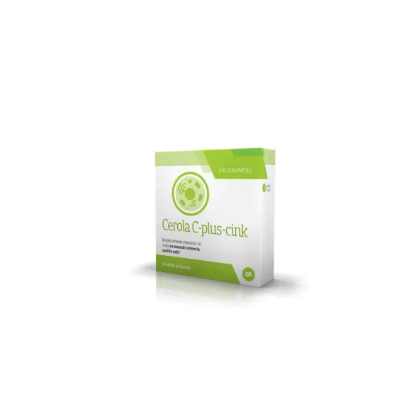 Dr. Grandel, Cerola C-plus-cink tablete za lizanje, 16 tablet