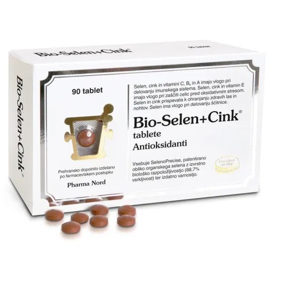 Pharma Nord, Bio-Selen+Cink tablete, 90 tablet