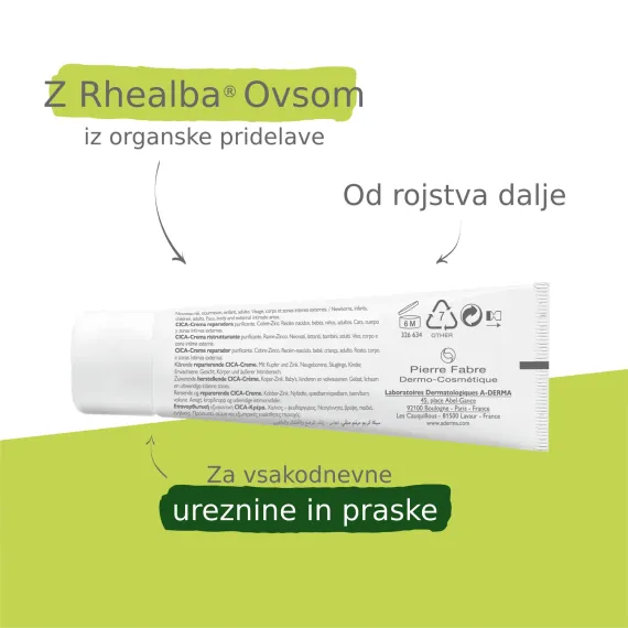 A-Derma, Dermalibour+ obnovitvena CICA krema, 50 ml