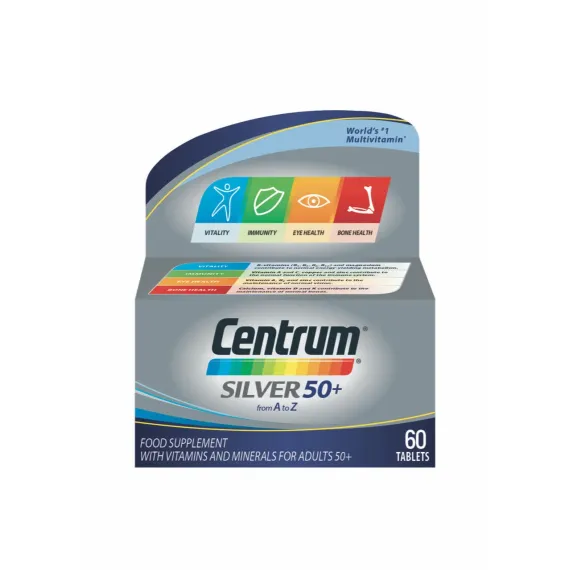 Centrum, silver 50+ A-Z tablete, 60 tablet