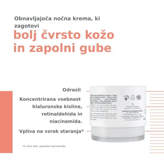 Avene, Hyaluron Activ B3, multi - intenzivna nočna krema, 40 ml