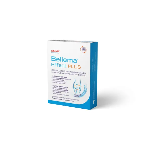 Beliema Effect Plus, vaginalne tablete, 7 tablet