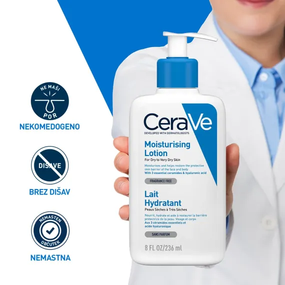 CeraVe, vlažilni losjon, 236 ml